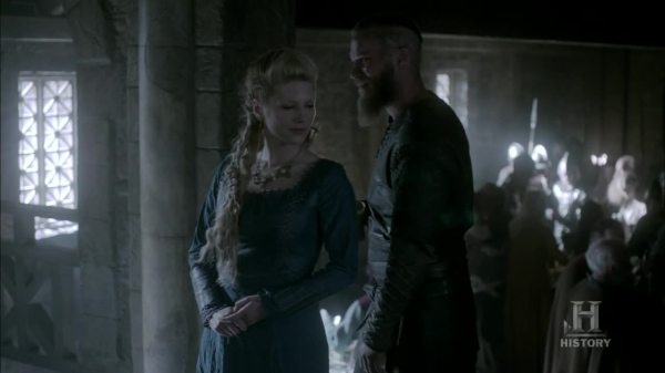 Reencuentro Ragnar y Lagertha.